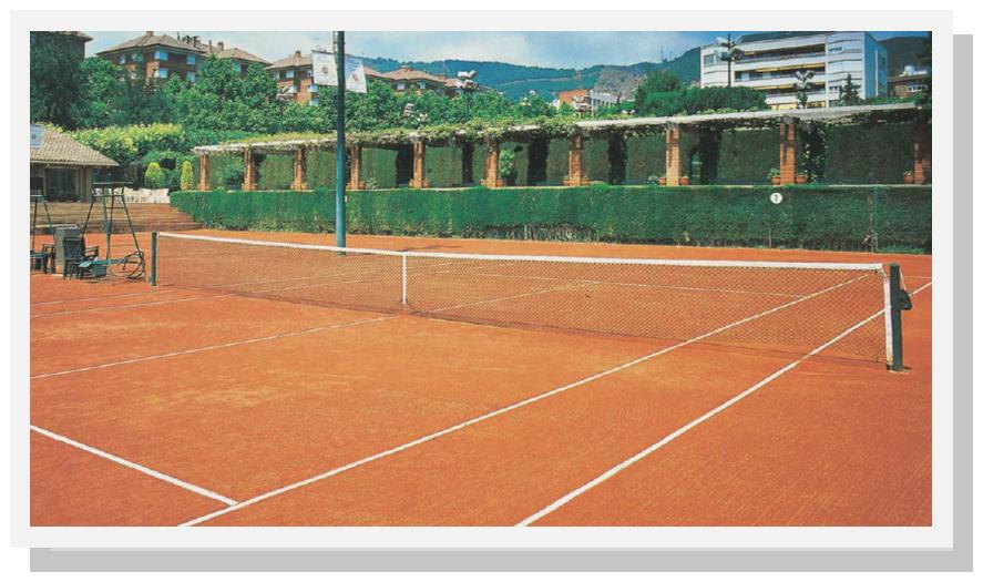 Tennisnetz für Aussbereich